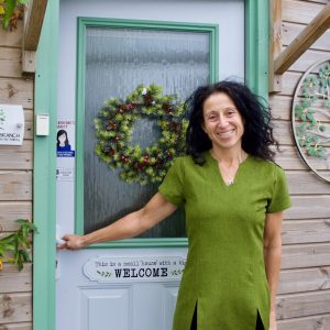 Owner outside the Olive Branch Plymouth.