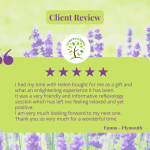 5* client review for The Olive Branch Plymouth